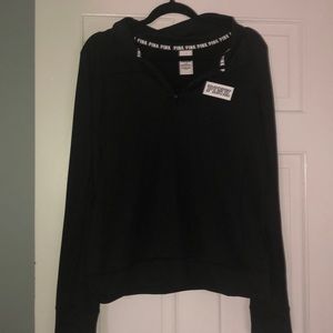 NWOT Pink VS black workout long sleeve size Large